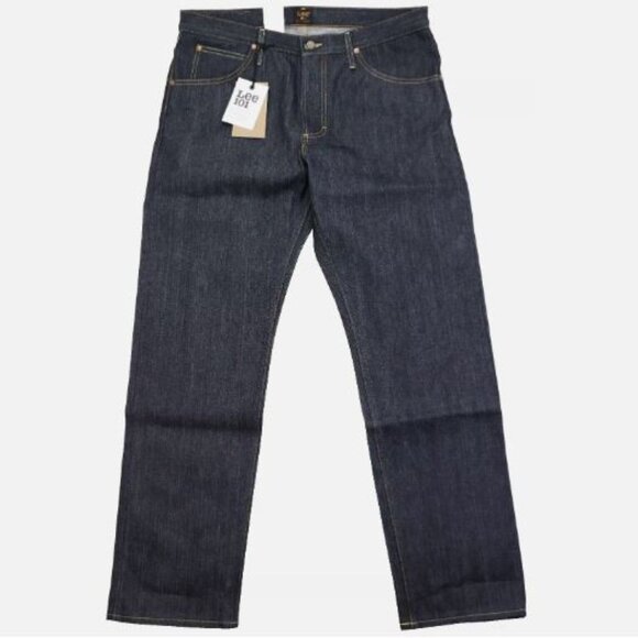 Lee 101Z W30 L34 Men's Jeans 13 3/4oz Japanese Selvedge Made in Italy Sanforized - Picture 11 of 16